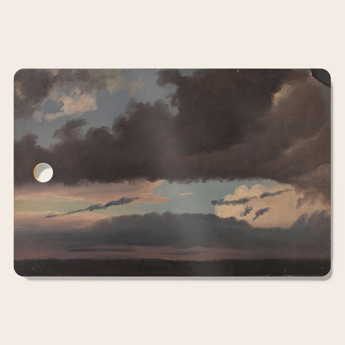"Cloud Study" by Knud Baade, 1839 Cutting Board
