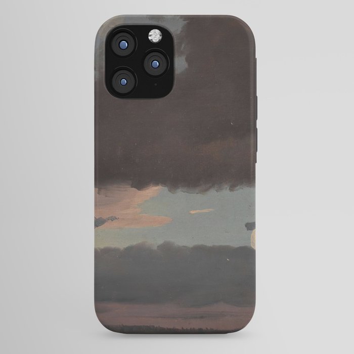 "Cloud Study" by Knud Baade, 1839 iPhone Case
