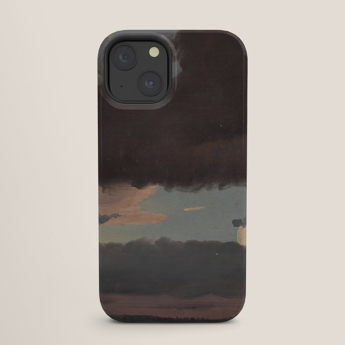 "Cloud Study" by Knud Baade, 1839 iPhone Case