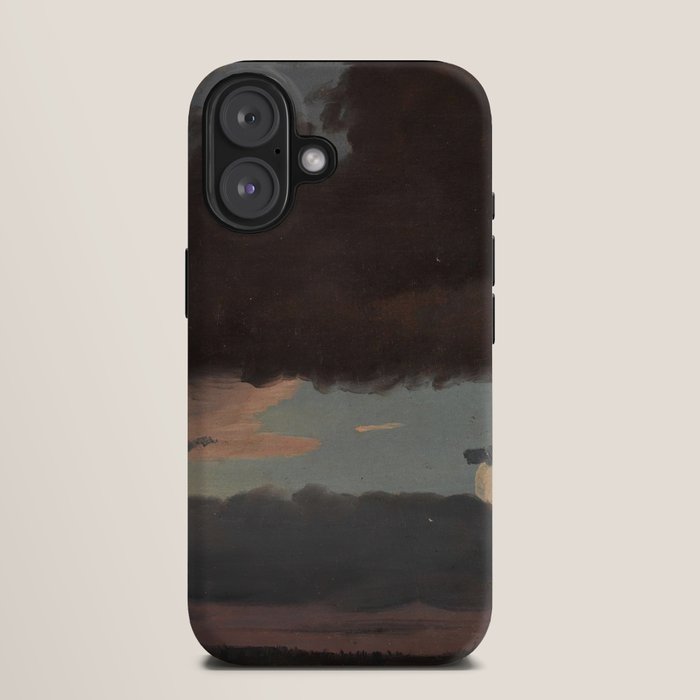 "Cloud Study" by Knud Baade, 1839 iPhone Case