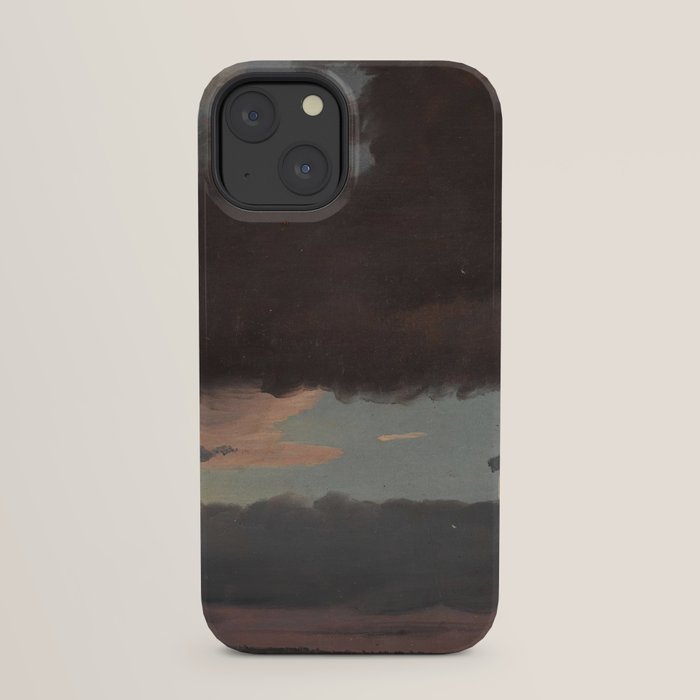 "Cloud Study" by Knud Baade, 1839 iPhone Case