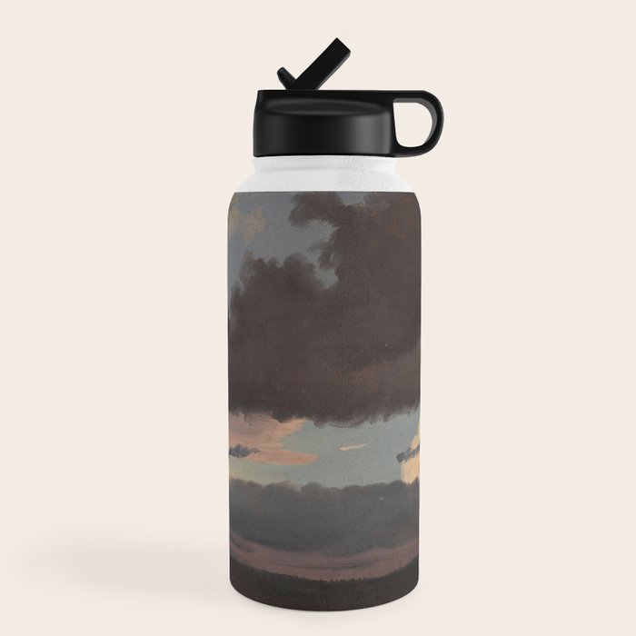 "Cloud Study" by Knud Baade, 1839 Water Bottle
