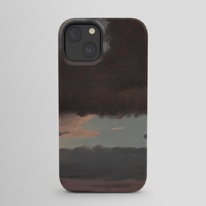 "Cloud Study" by Knud Baade, 1839 iPhone Case