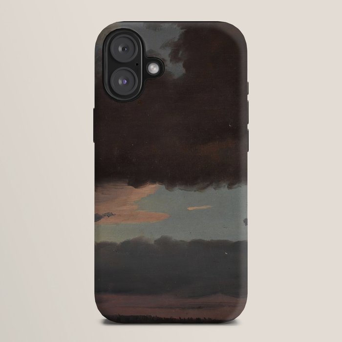"Cloud Study" by Knud Baade, 1839 iPhone Case