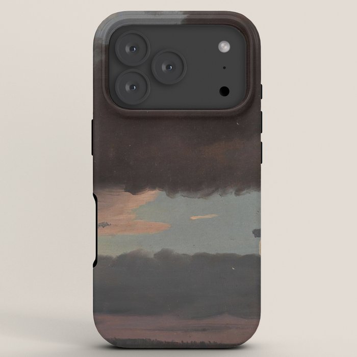 "Cloud Study" by Knud Baade, 1839 iPhone Case