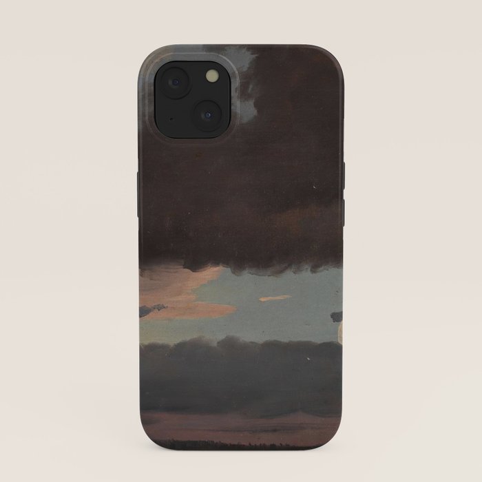 "Cloud Study" by Knud Baade, 1839 iPhone Case