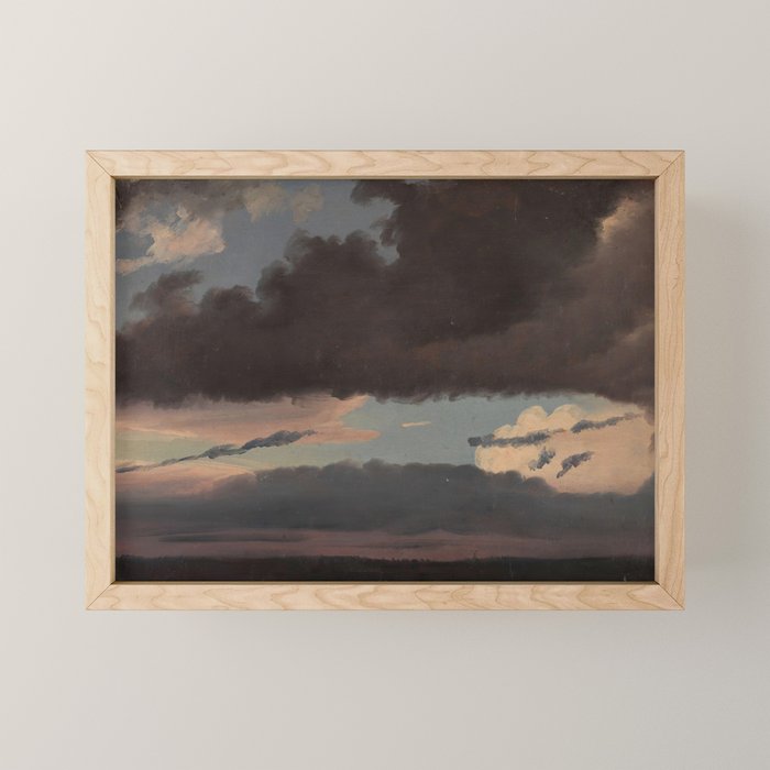"Cloud Study" by Knud Baade, 1839 Mini Art Print