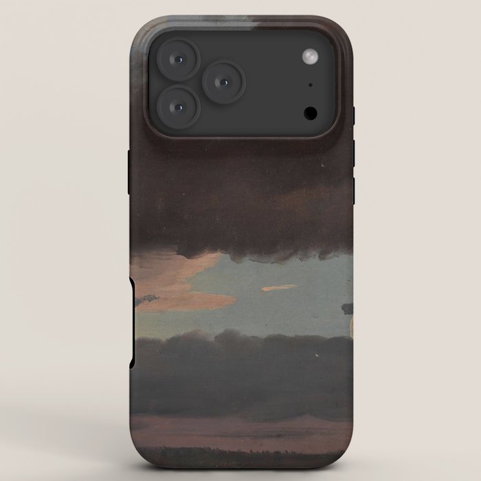 "Cloud Study" by Knud Baade, 1839 iPhone Case