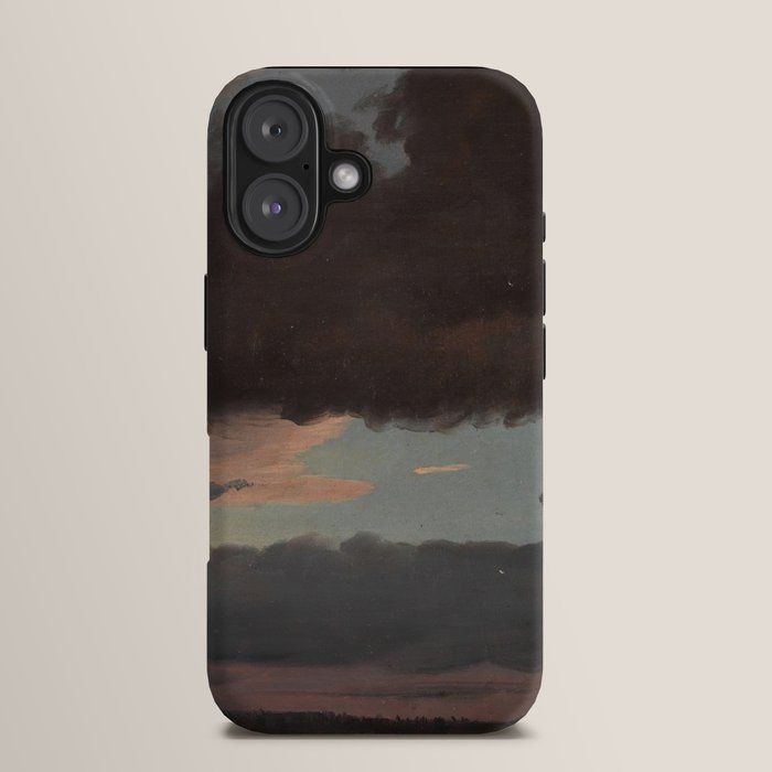 "Cloud Study" by Knud Baade, 1839 iPhone Case