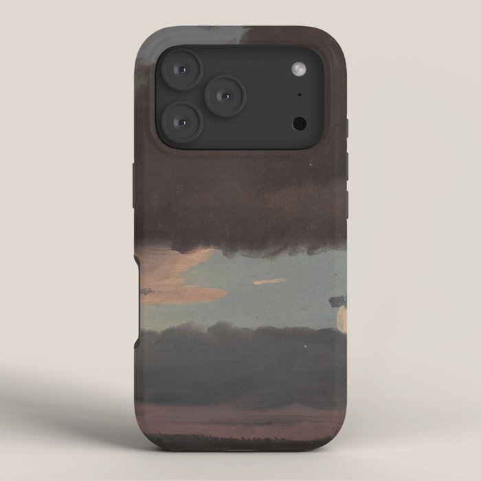 "Cloud Study" by Knud Baade, 1839 iPhone Case