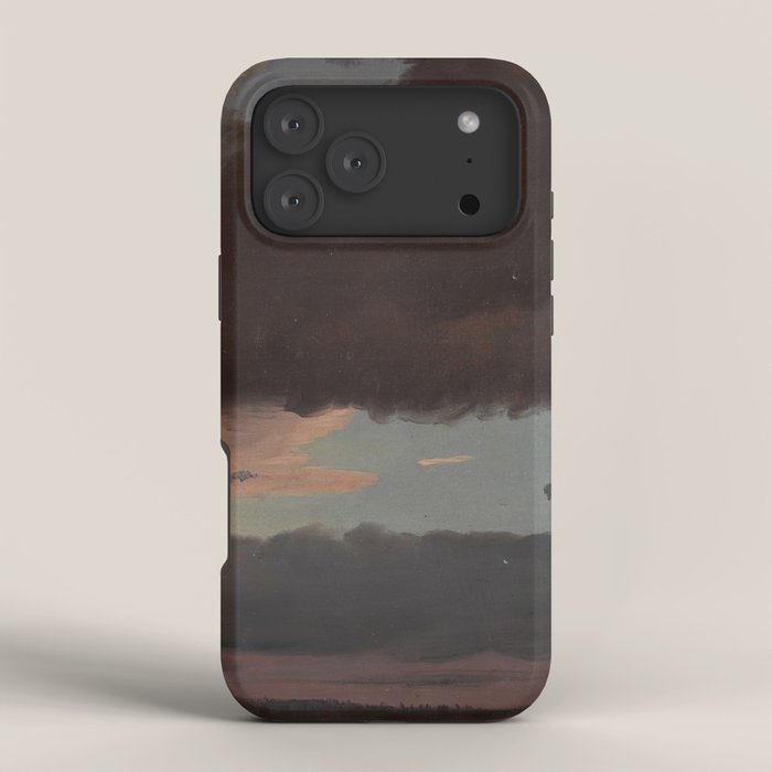 "Cloud Study" by Knud Baade, 1839 iPhone Case