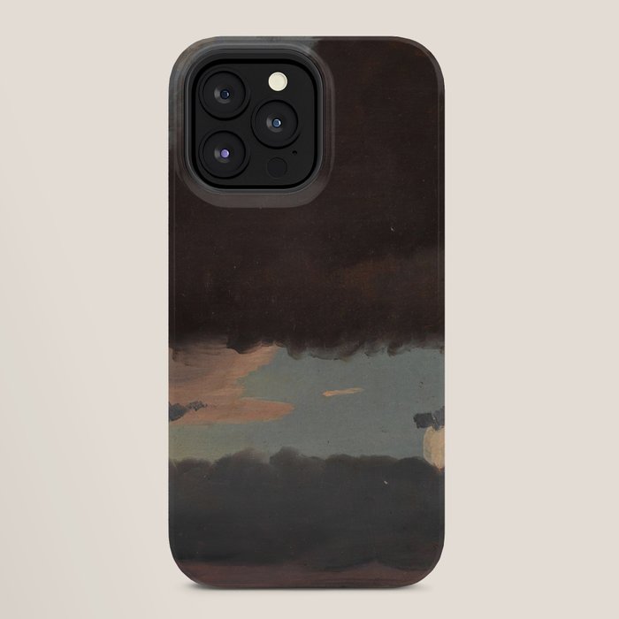 "Cloud Study" by Knud Baade, 1839 iPhone Case