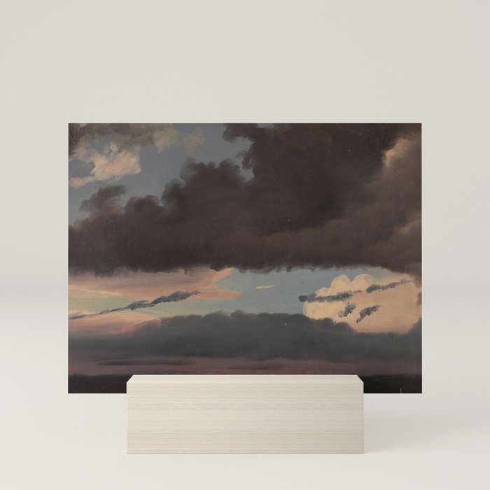 "Cloud Study" by Knud Baade, 1839 Mini Art Print