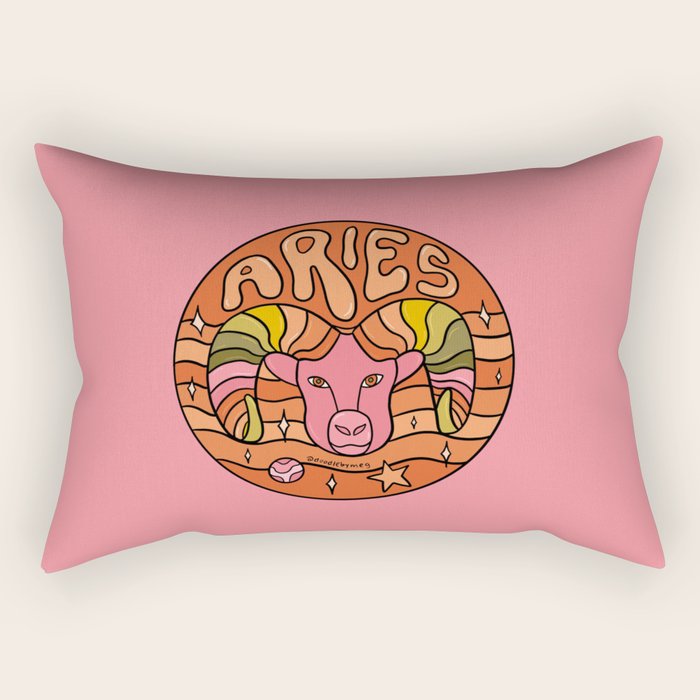 2020 Aries Rectangular Pillow