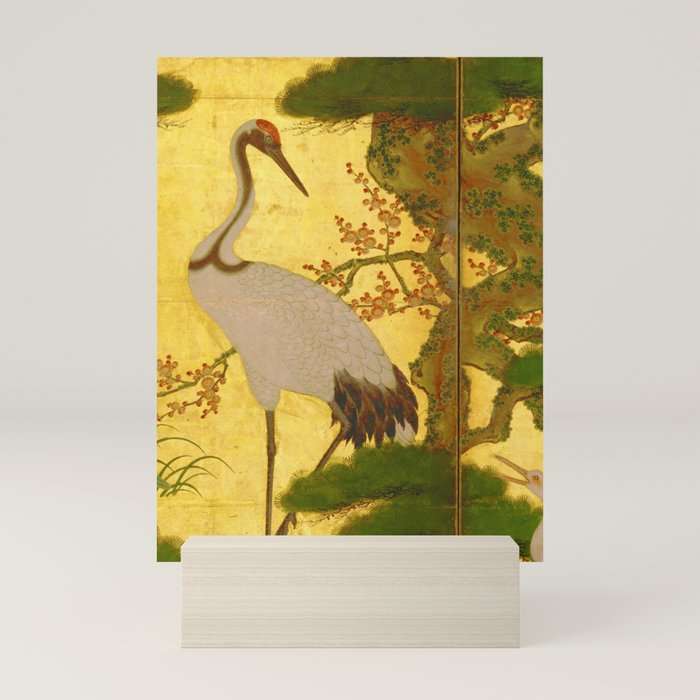 16th Century Japanese Birds & Flowers Mini Art Print