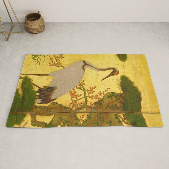 16th Century Japanese Birds & Flowers Rug
