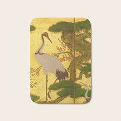 16th Century Japanese Birds & Flowers Bath Mat