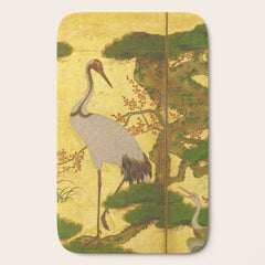 16th Century Japanese Birds & Flowers Bath Mat