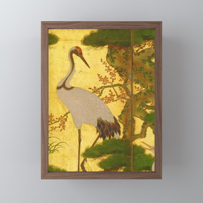 16th Century Japanese Birds & Flowers Mini Art Print