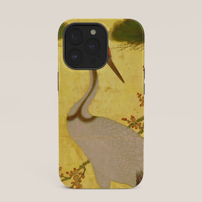 16th Century Japanese Birds & Flowers iPhone Case