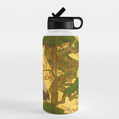 16th Century Japanese Birds & Flowers Water Bottle