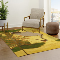 16th Century Japanese Birds & Flowers Rug