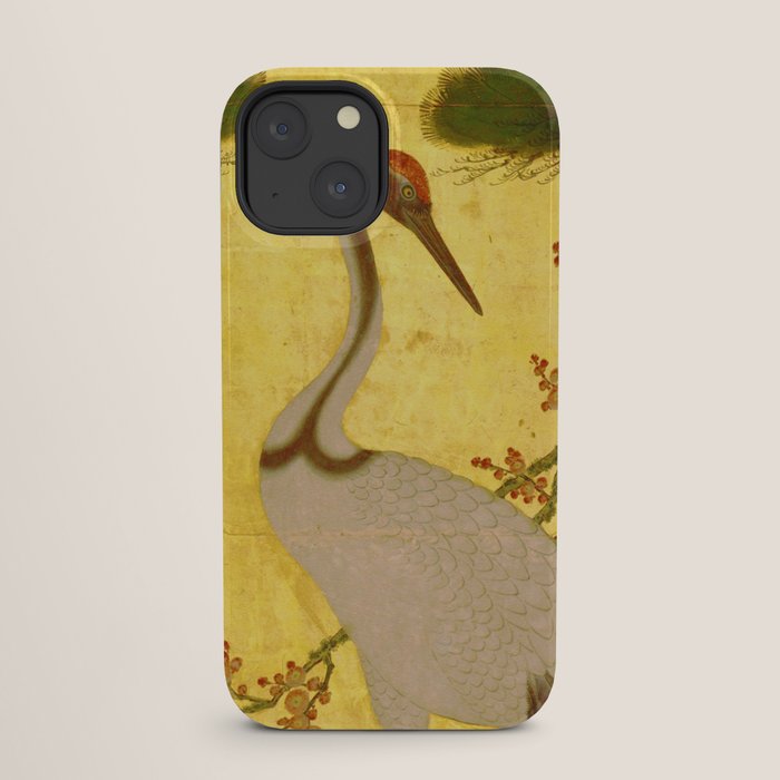 16th Century Japanese Birds & Flowers iPhone Case