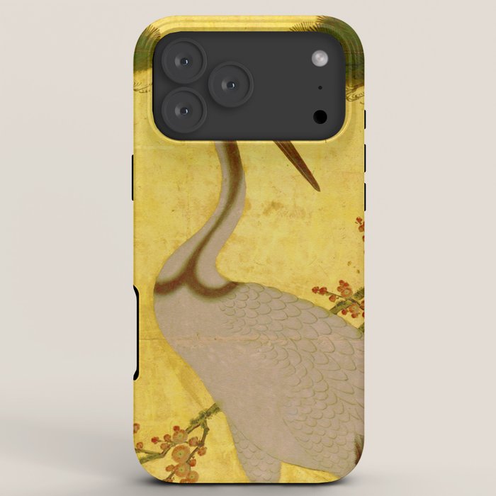 16th Century Japanese Birds & Flowers iPhone Case