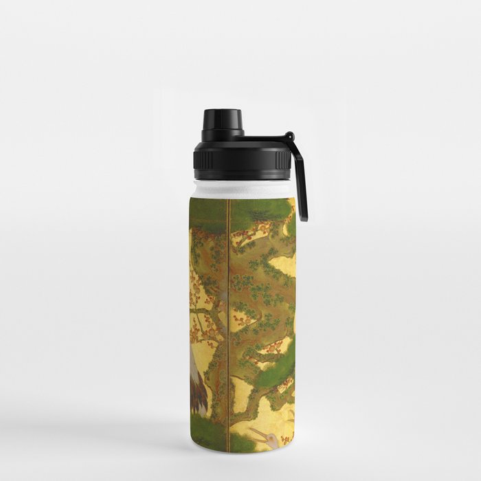 16th Century Japanese Birds & Flowers Water Bottle