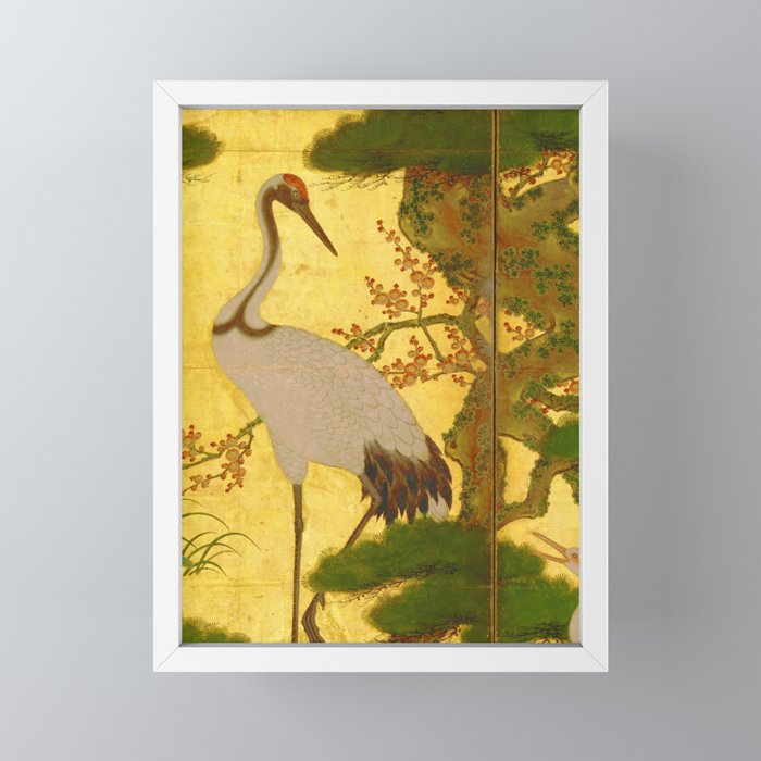 16th Century Japanese Birds & Flowers Mini Art Print