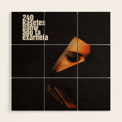 240 Kasetes Wood Wall Art