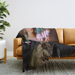Champagne Diet' Marie Antoinette  Throw Blanket