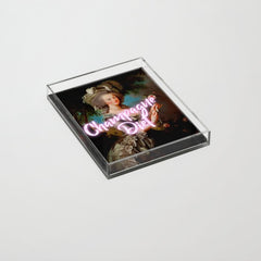 Champagne Diet' Marie Antoinette  Acrylic Tray
