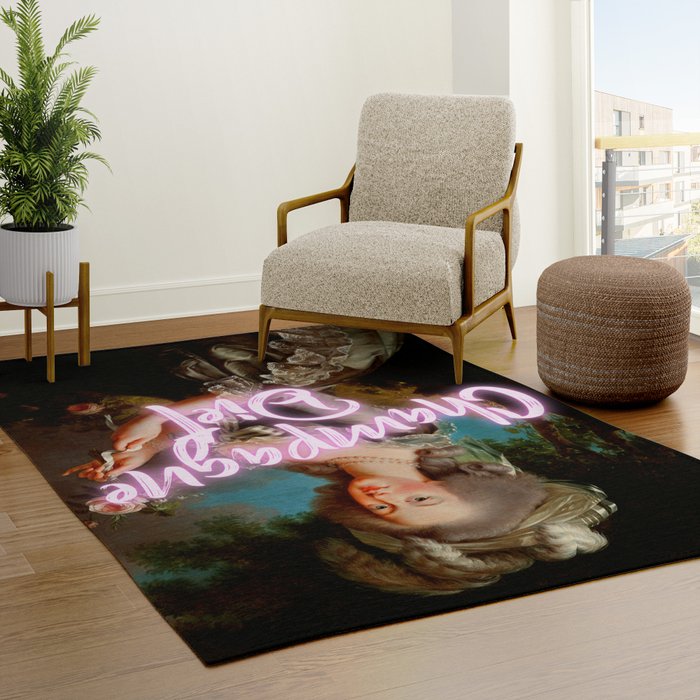 Champagne Diet' Marie Antoinette  Rug