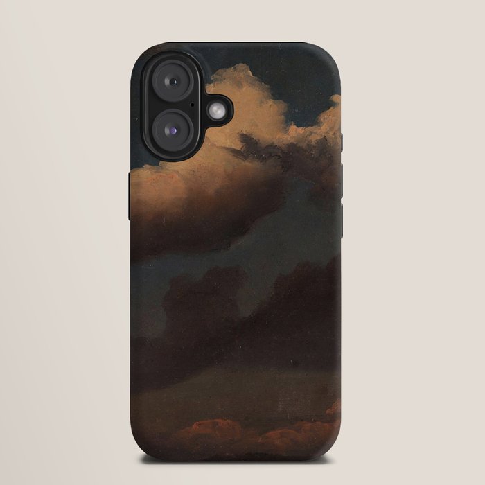"Cloud Study" by Knud Baade, 1843 iPhone Case