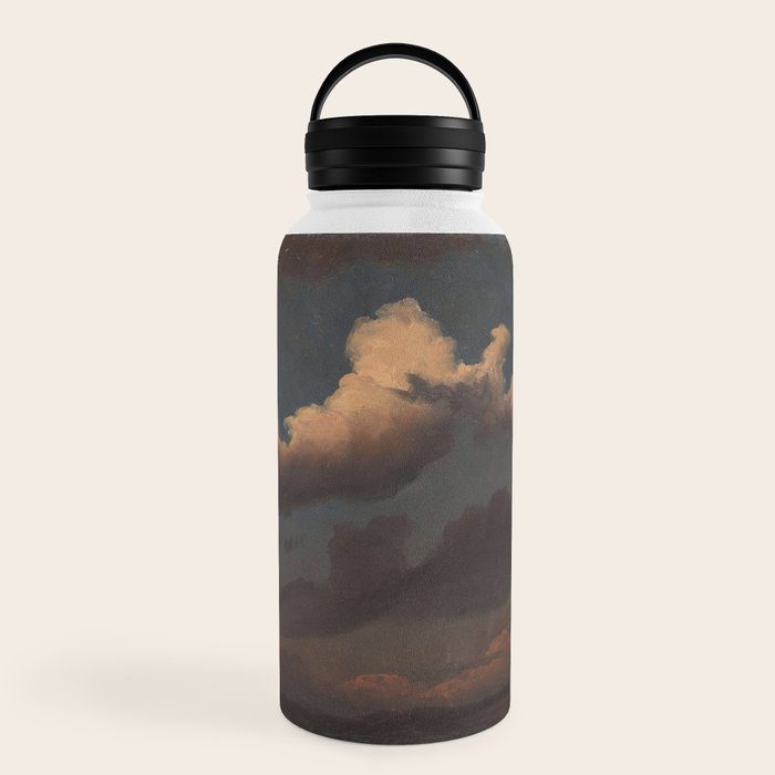 "Cloud Study" by Knud Baade, 1843 Water Bottle