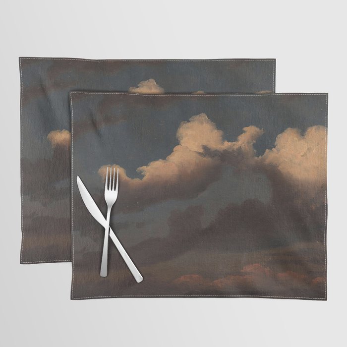 "Cloud Study" by Knud Baade, 1843 Placemat