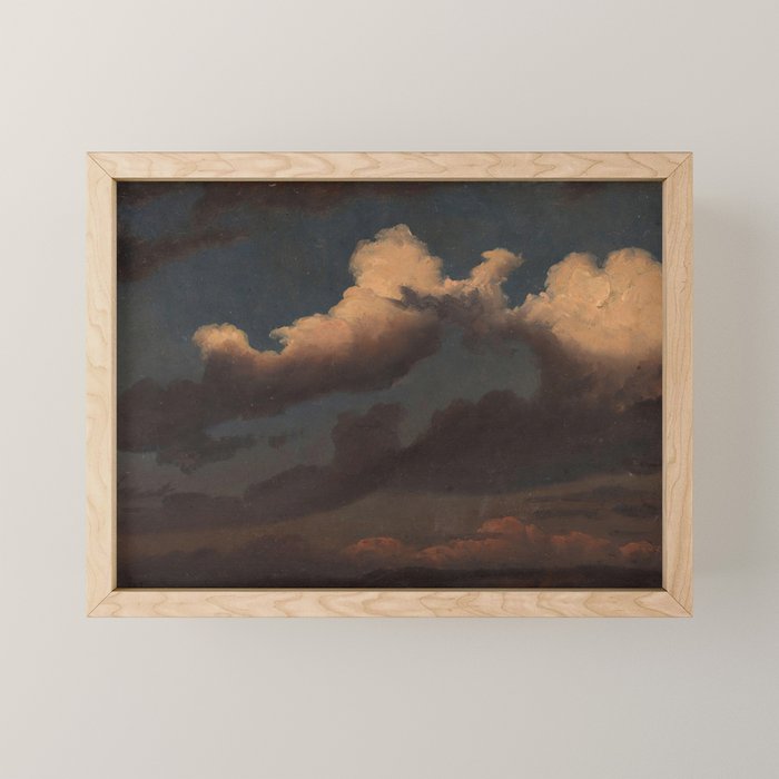 "Cloud Study" by Knud Baade, 1843 Mini Art Print