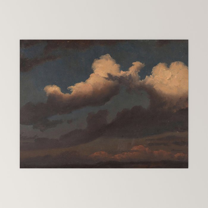 "Cloud Study" by Knud Baade, 1843 Mini Art Print