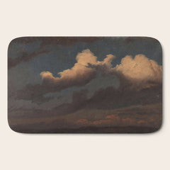 "Cloud Study" by Knud Baade, 1843 Bath Mat