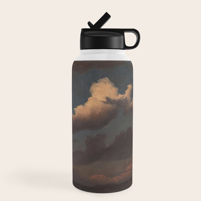"Cloud Study" by Knud Baade, 1843 Water Bottle
