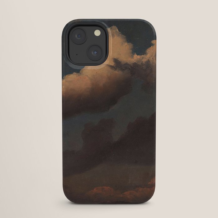 "Cloud Study" by Knud Baade, 1843 iPhone Case