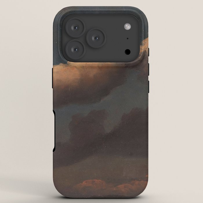 "Cloud Study" by Knud Baade, 1843 iPhone Case