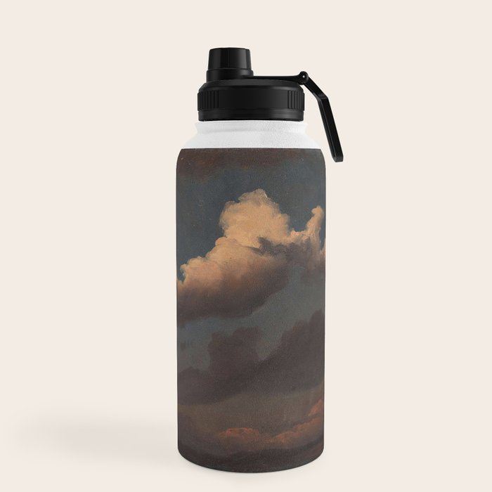 "Cloud Study" by Knud Baade, 1843 Water Bottle