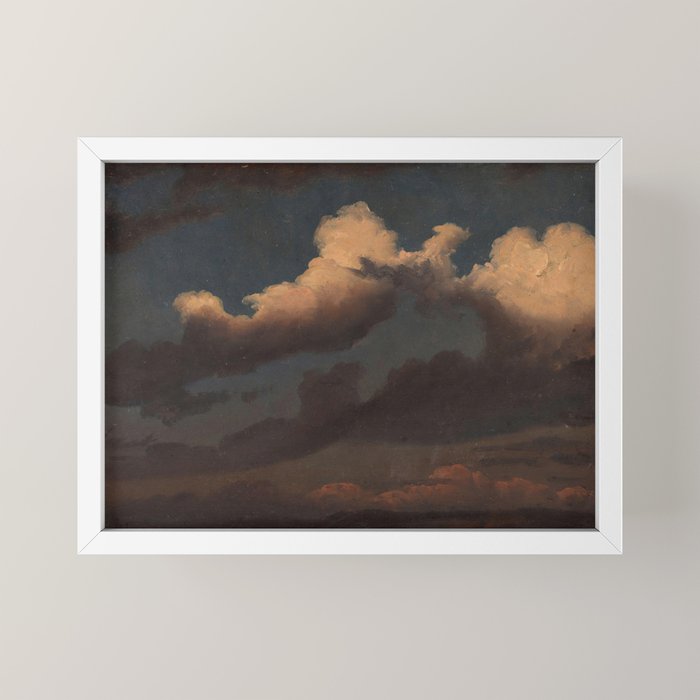 "Cloud Study" by Knud Baade, 1843 Mini Art Print