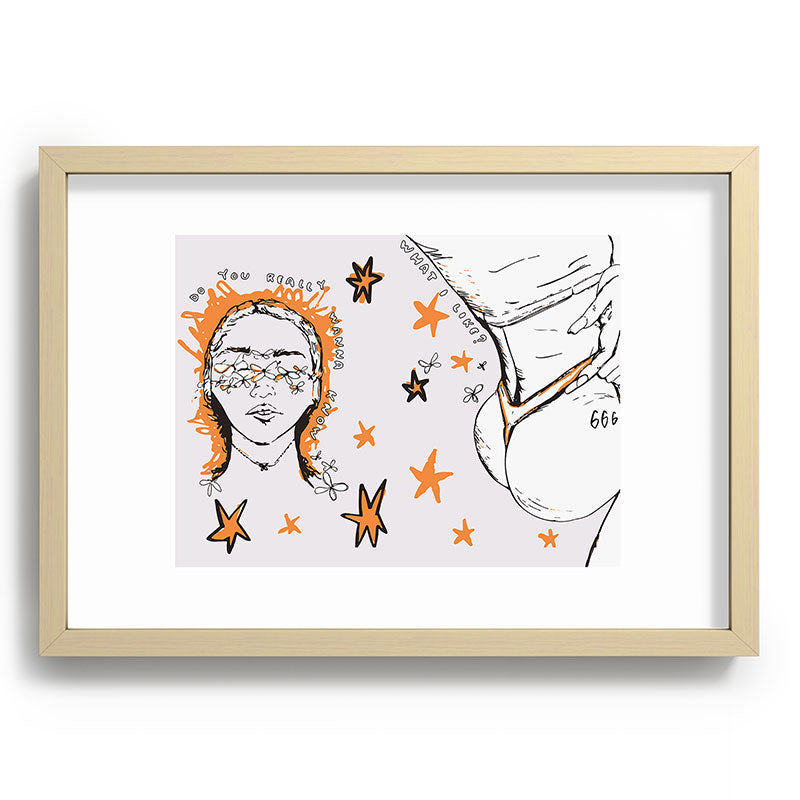 666 Framed Art Print