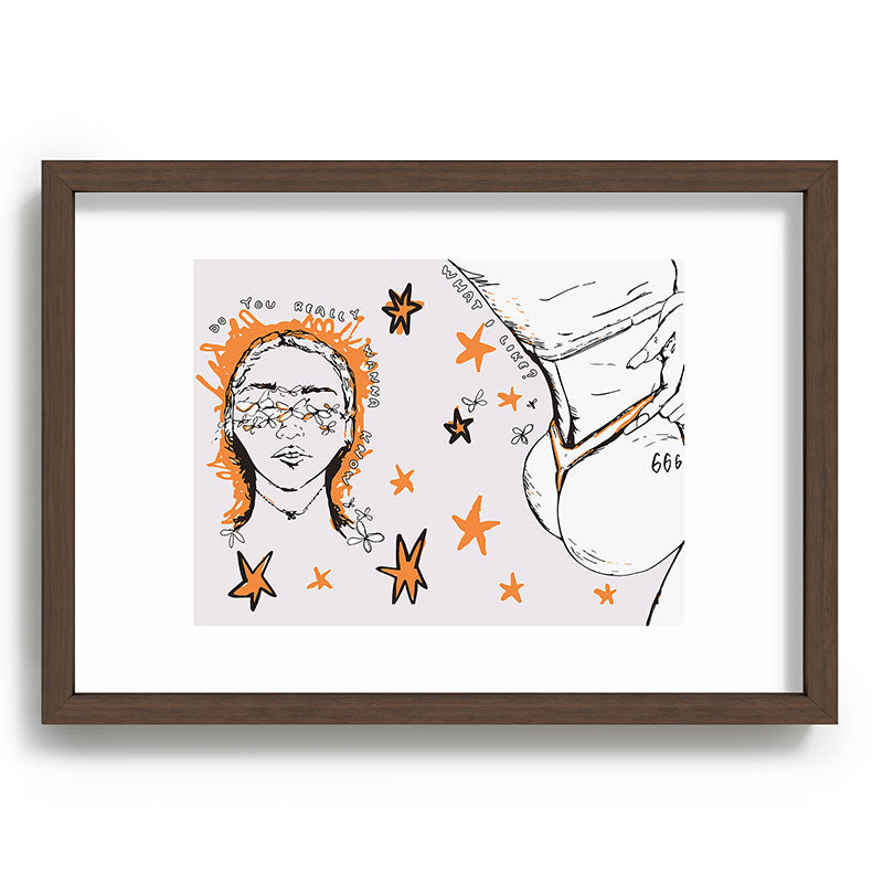 666 Framed Art Print
