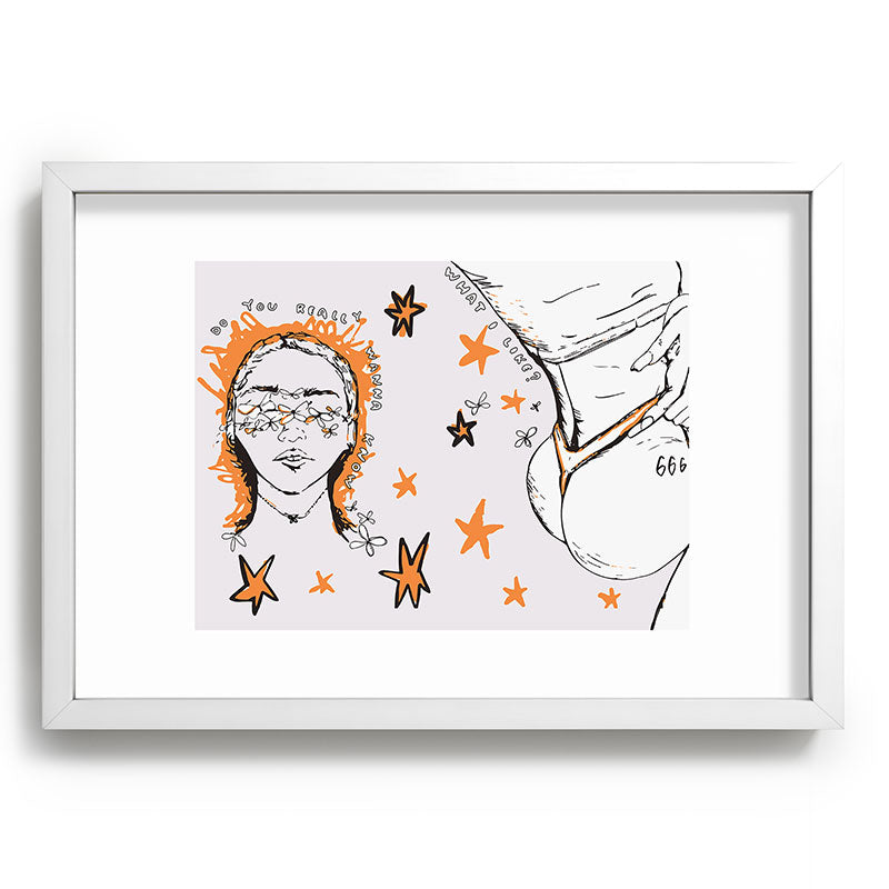 666 Framed Art Print