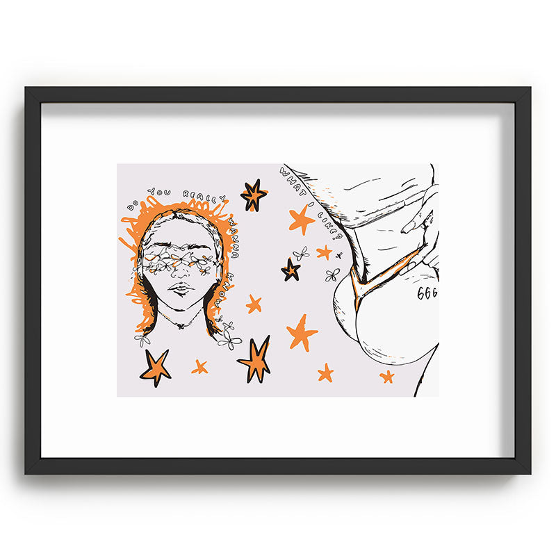666 Framed Art Print