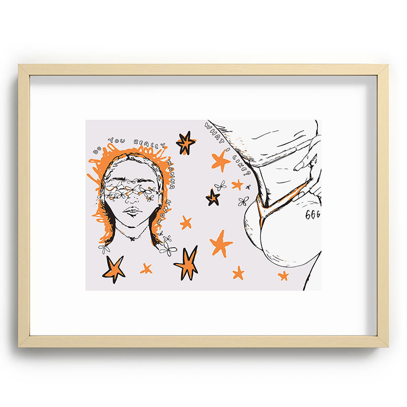 666 Framed Art Print